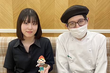 渋谷店の小崎店長と青山さん