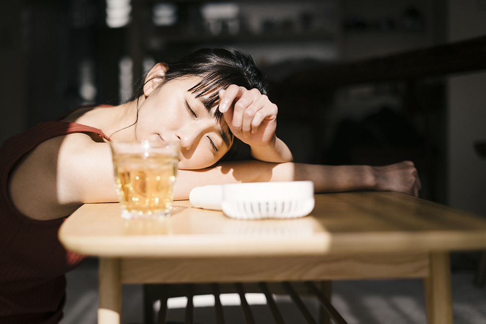疲れている女性